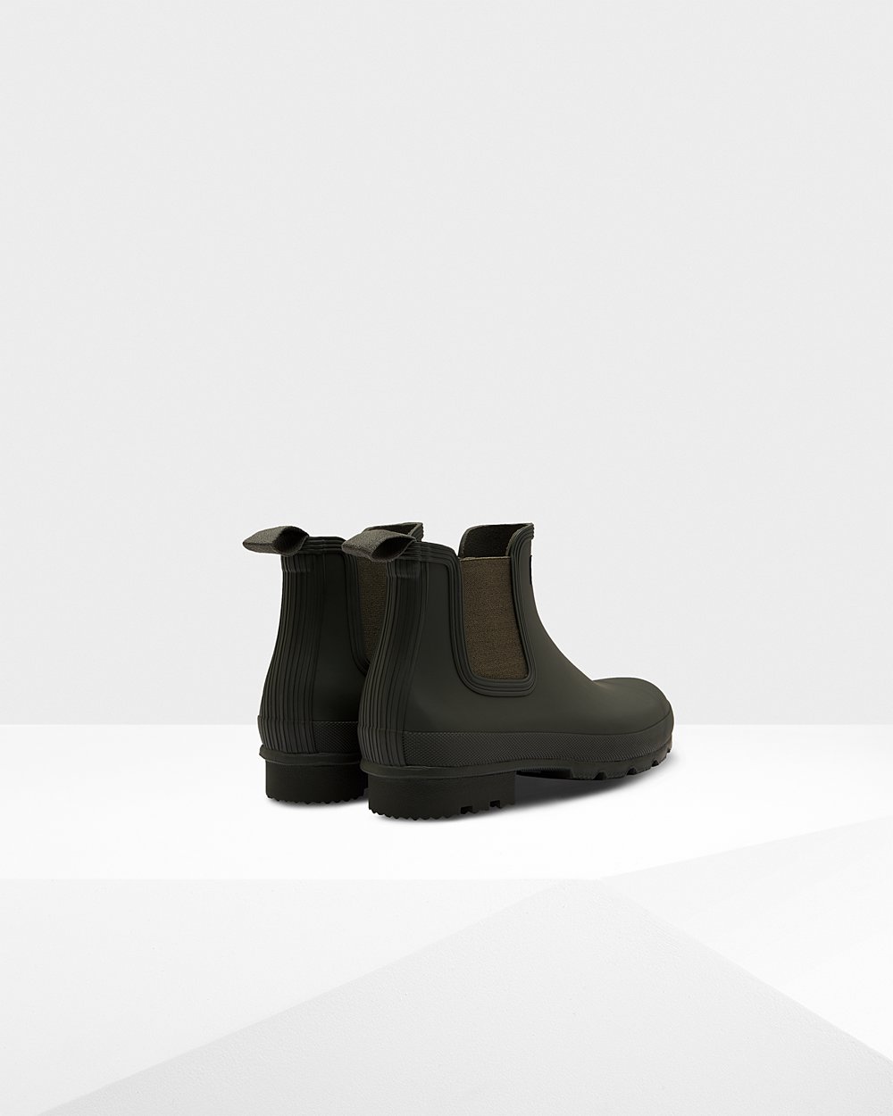 Mens Chelsea Boots - Hunter Original (38ISROVKT) - Dark Olive